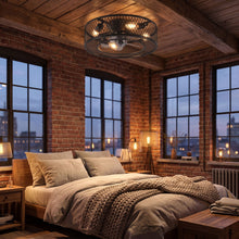 AREVA fan in loft bedroom