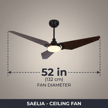 SAELIA fan dimensions - 52in diameter