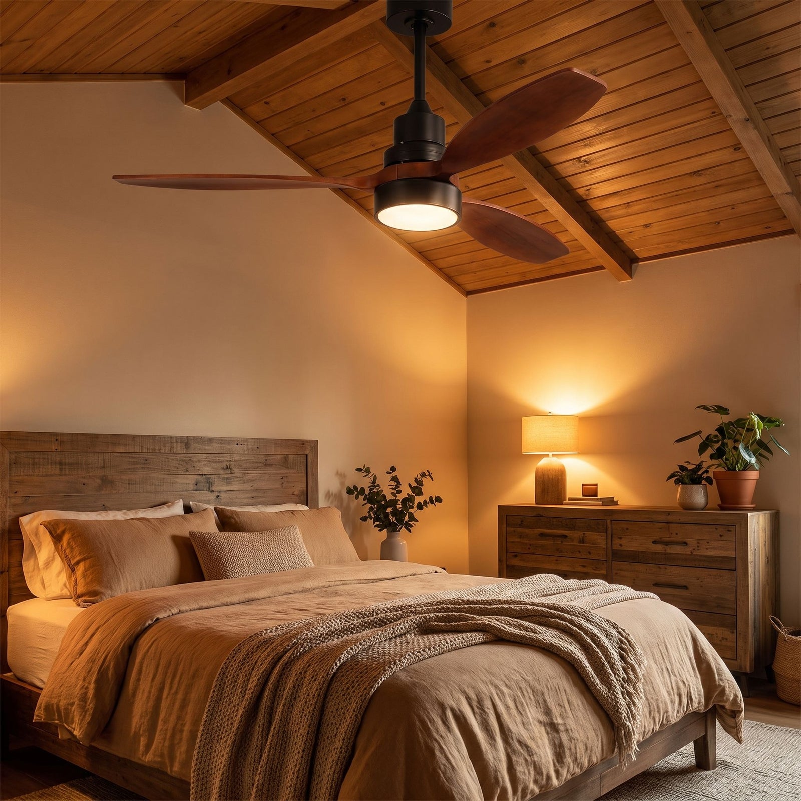 LUMERA fan in bedroom