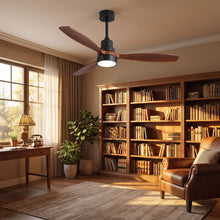 LUMERA fan in study angled view