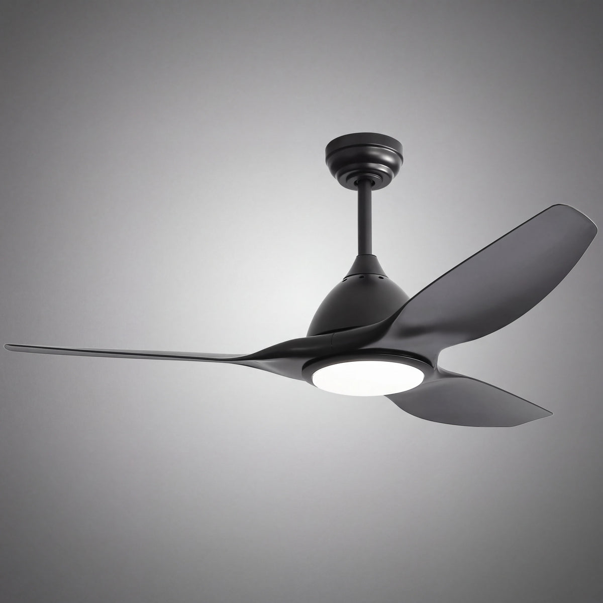 SIENA ceiling fan hero product photo on grey studio background