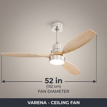 VARENA fan dimensions - 52in diameter