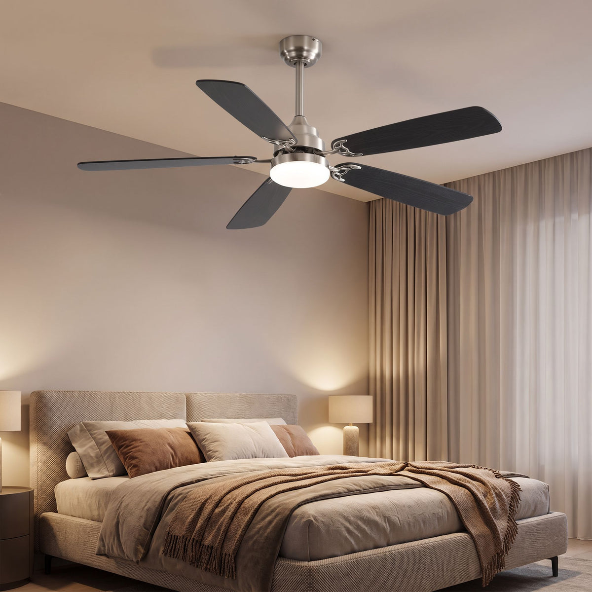 LORENA fan in bedroom