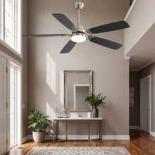 LORENA fan in foyer angled view