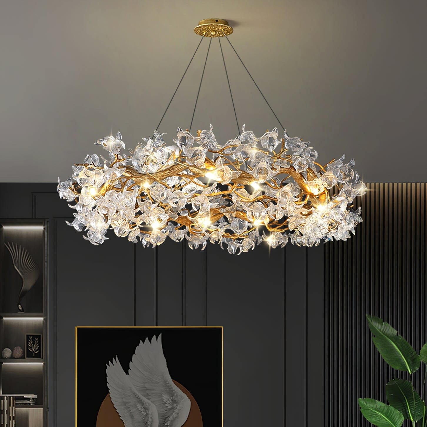 TIARA - ZENDUCE - 24"D x 14"H / Warm White (3000K)