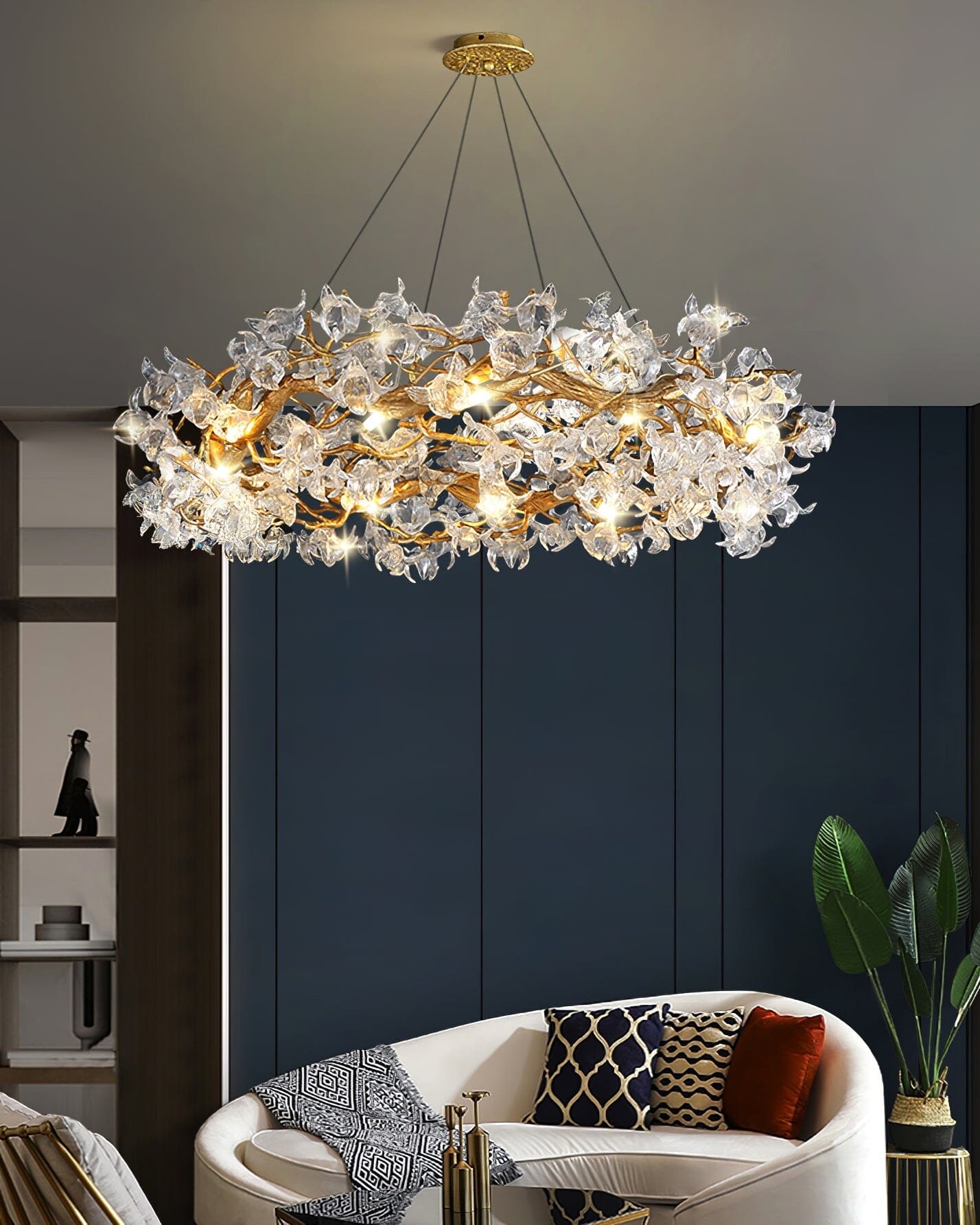 TIARA - ZENDUCE - 24"D x 14"H / Warm White (3000K)