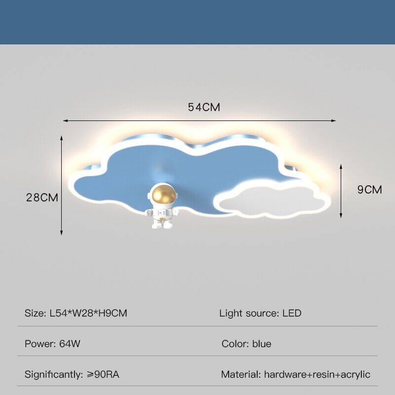 Kids Astronaut Ceiling Light | Kids Room Decor Lights