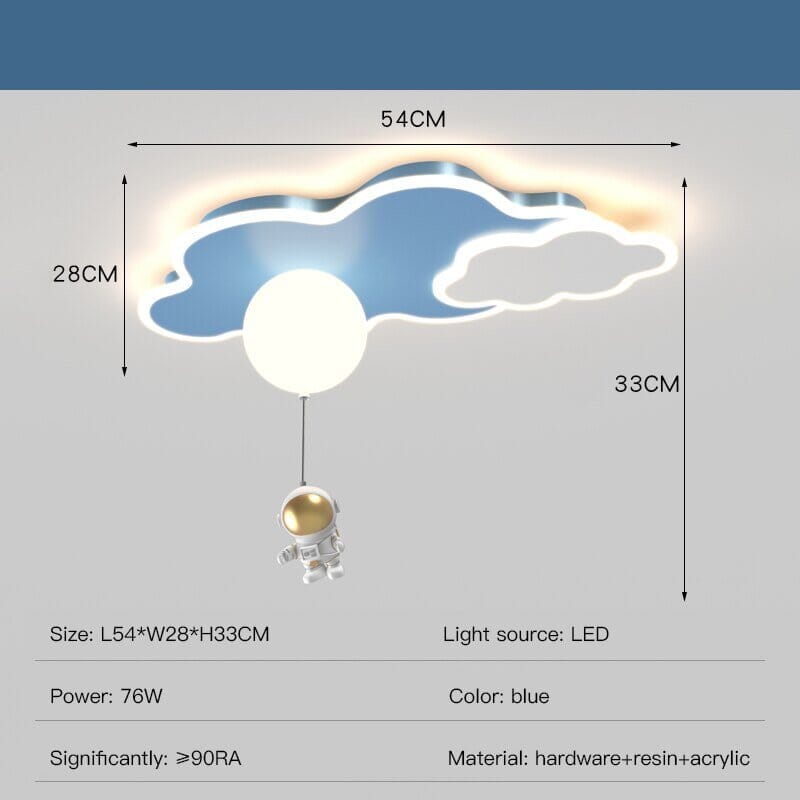 Kids Astronaut Ceiling Light | Kids Room Decor Lights