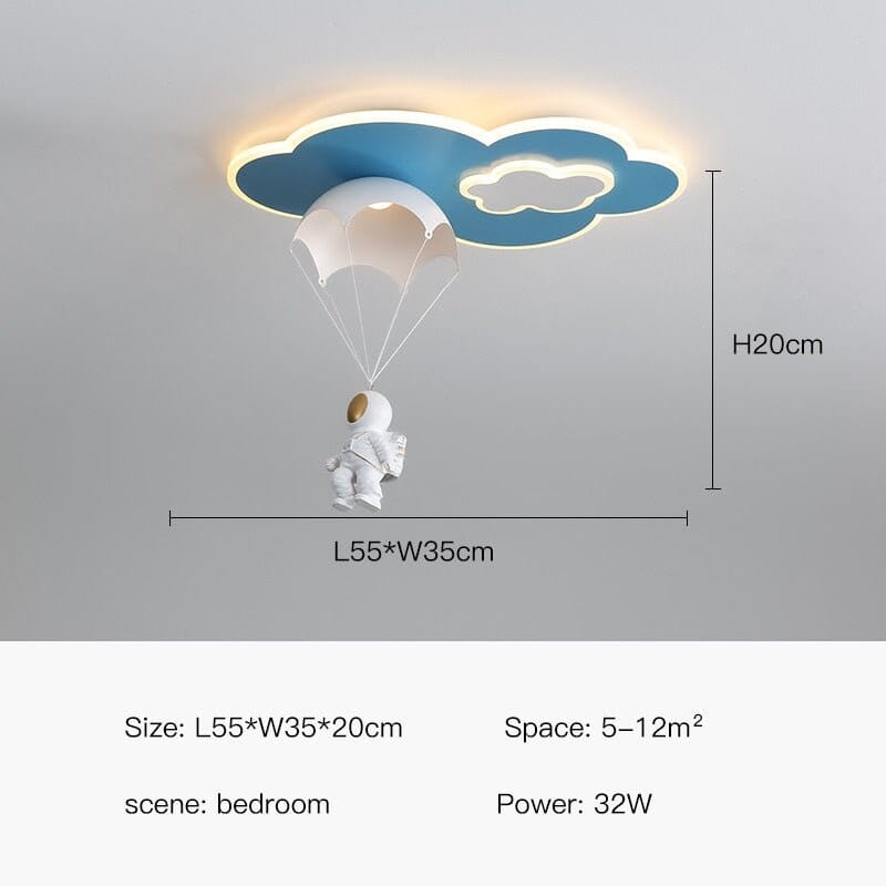 Kids Astronaut Ceiling Light | Kids Room Decor Lights