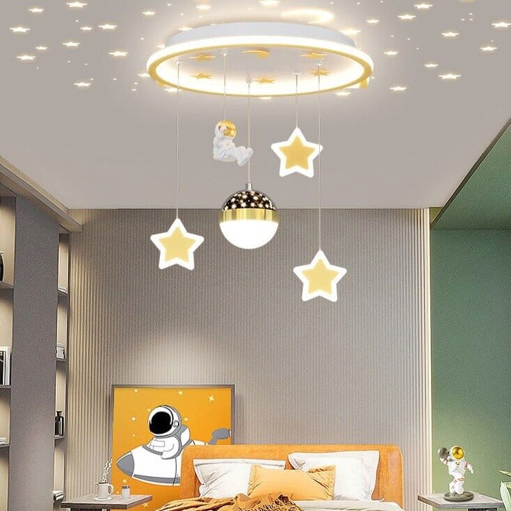Kids Astronaut Chandeliers Light | Kids Room Decor Lights