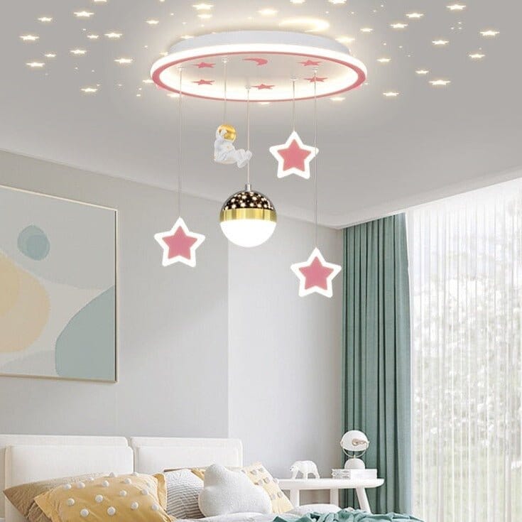 Kids Astronaut Chandeliers Light | Kids Room Decor Lights