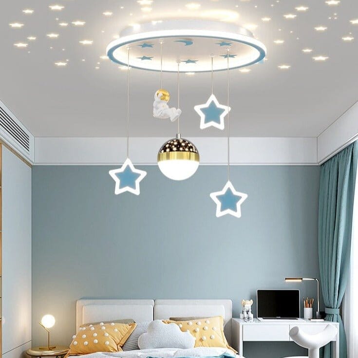 Kids Astronaut Chandeliers Light | Kids Room Decor Lights