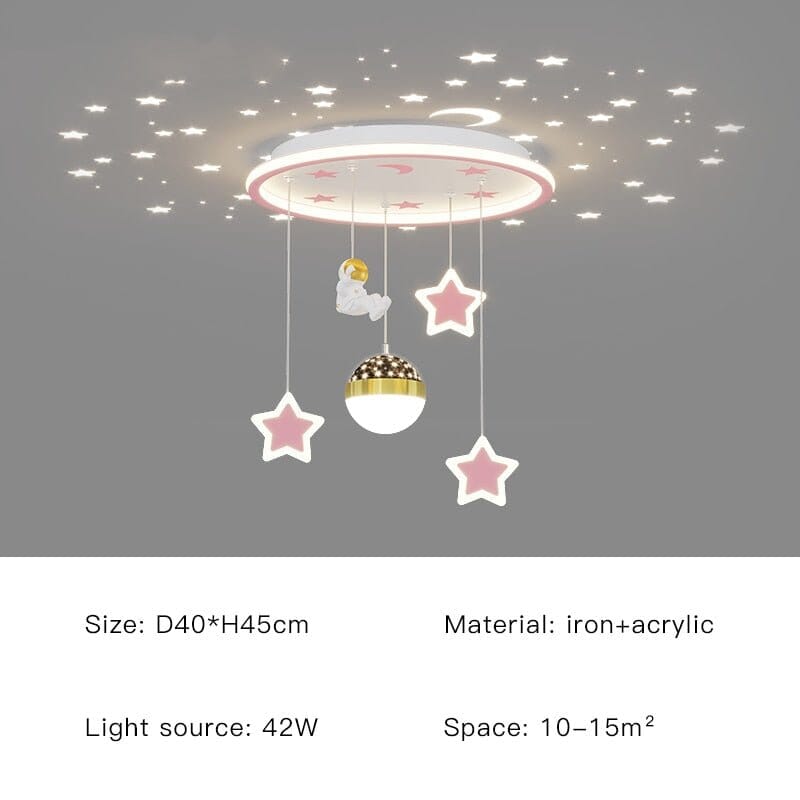 Kids Astronaut Chandeliers Light | Kids Room Decor Lights