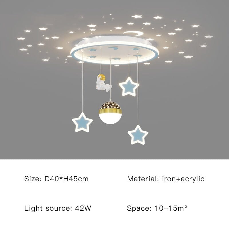 Kids Astronaut Chandeliers Light | Kids Room Decor Lights