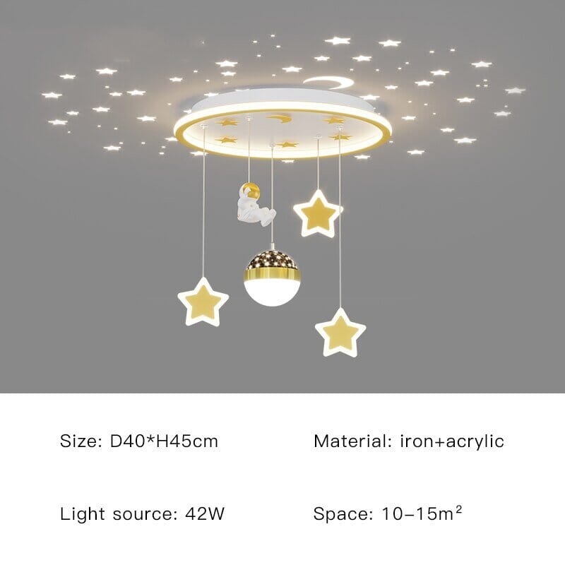 Kids Astronaut Chandeliers Light | Kids Room Decor Lights