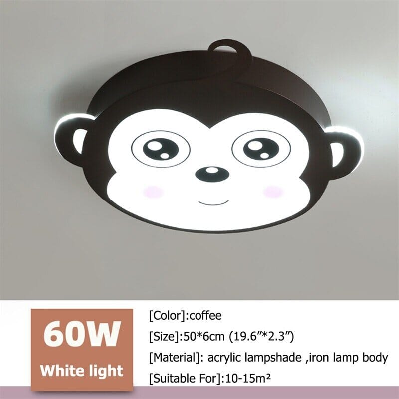 Kids Monkey Ceiling Light | Kids Room Decor Lights