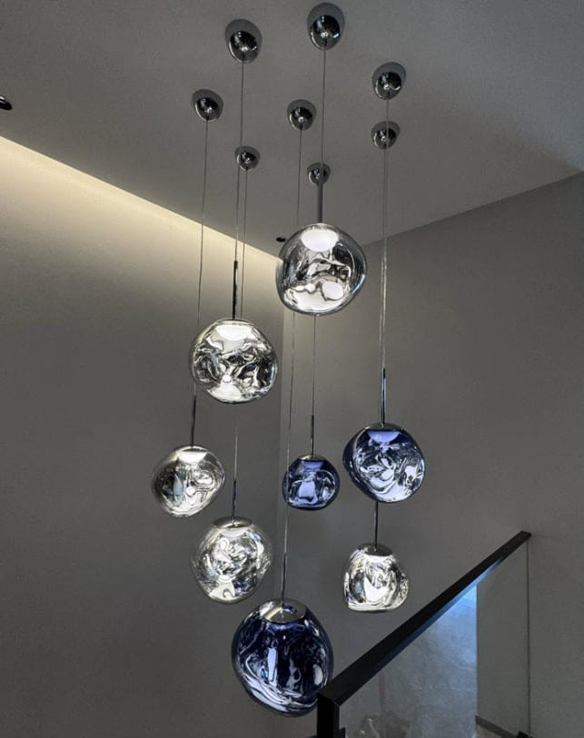 Lava pendant installation from Samantha W.’s product review