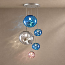 LAVA DROPS (OPEN BOX) MIXED lighting on a mushroom taupe background with natural shadows