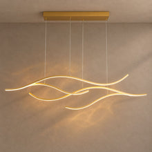 MODERN WAVES (OPEN BOX) — mushroom taupe plaster background with natural shadows — Zenduce