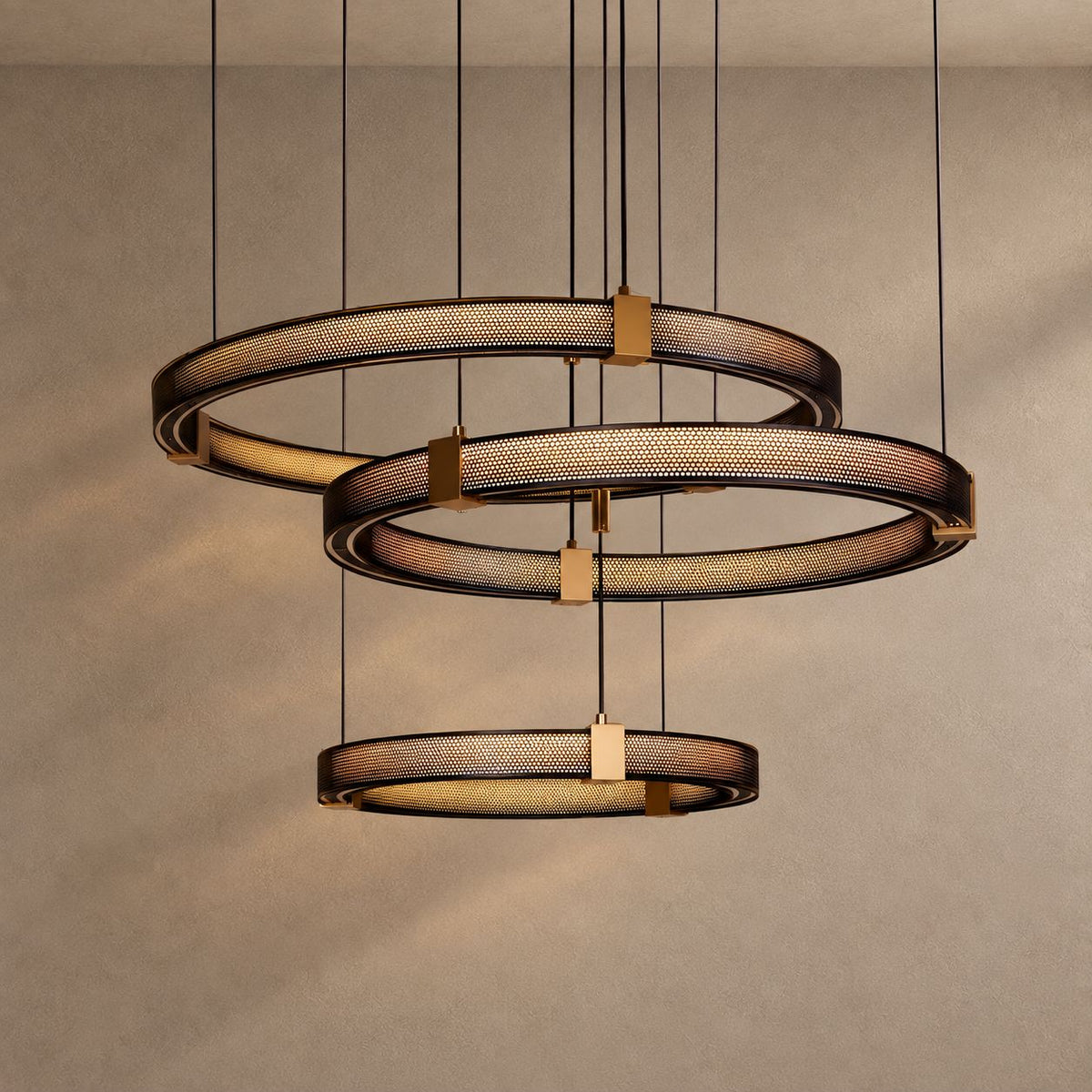 ORRIS on mushroom taupe background with natural shadows
