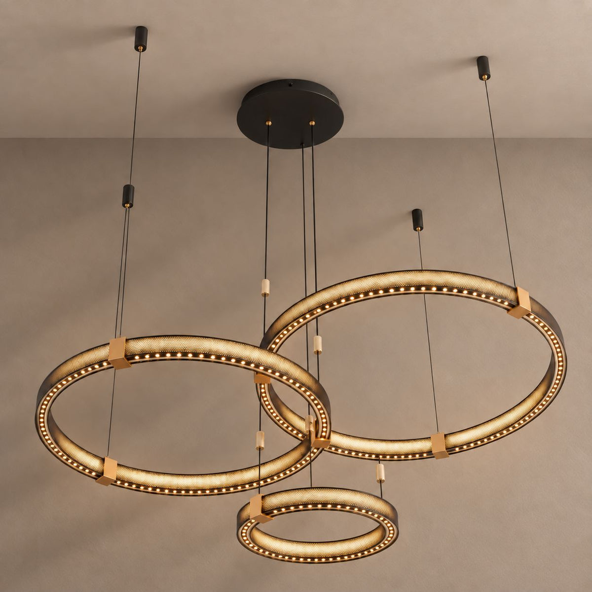 ORRIS lighting on mushroom taupe with natural shadows