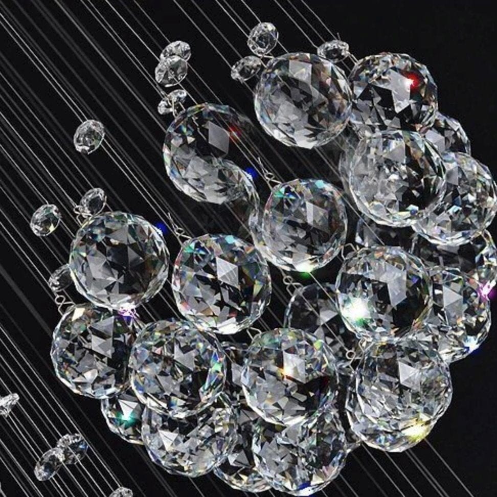 Luxury LED Chandelier - Crystal Planets - Illuminate Your Home