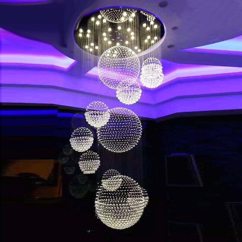 Illuminate Your Ambiance with Crystal Ball Chandelier