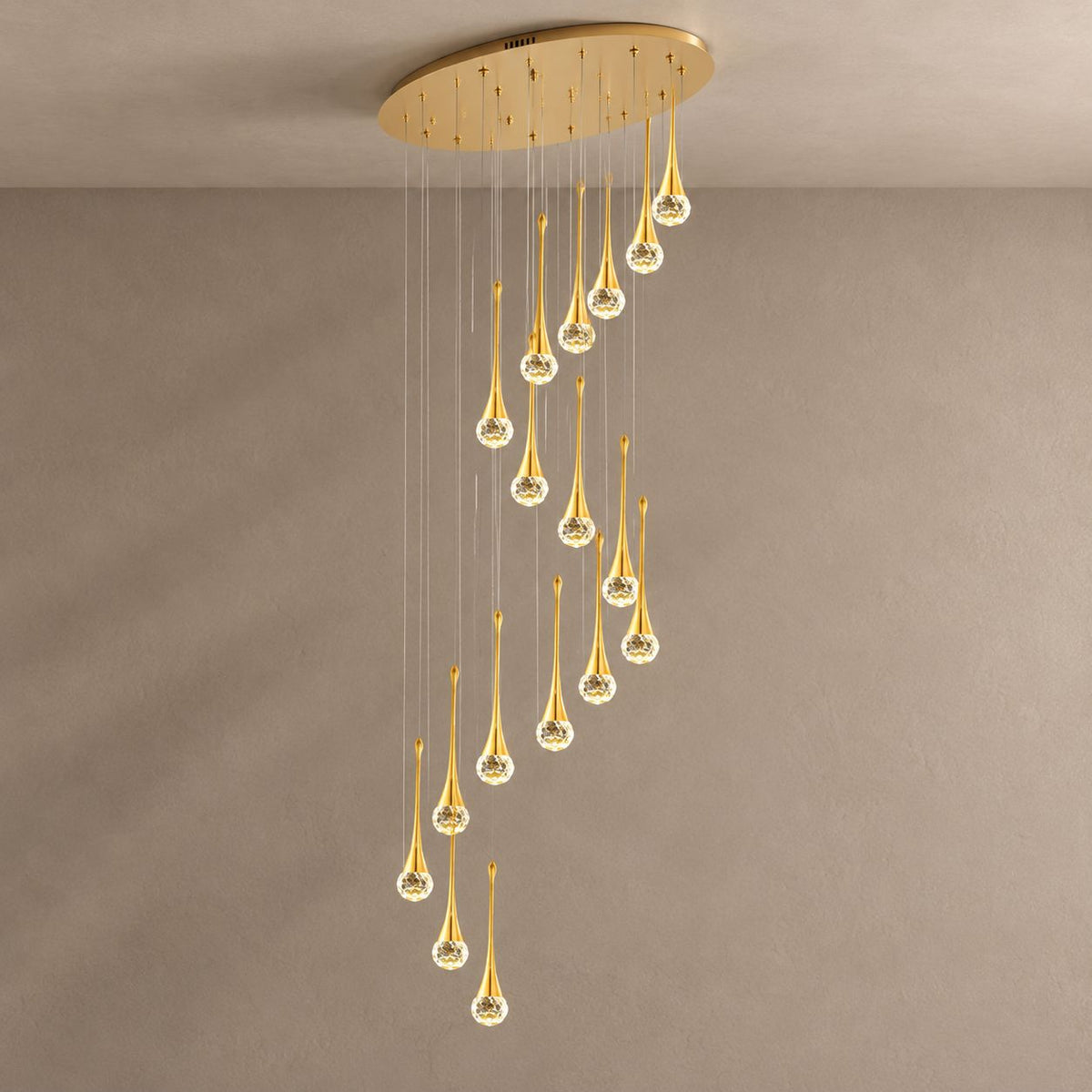 RADIANCE lighting on mushroom taupe with natural shadows