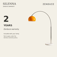 SILENNA floor lamp with included two-year Zenduce warranty
