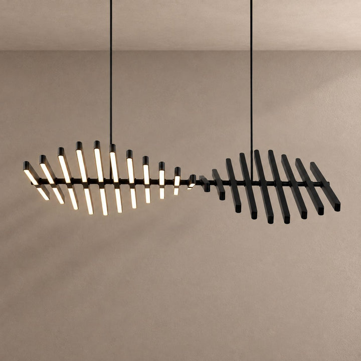 SONATA lighting with natural shadows against a mushroom taupe background