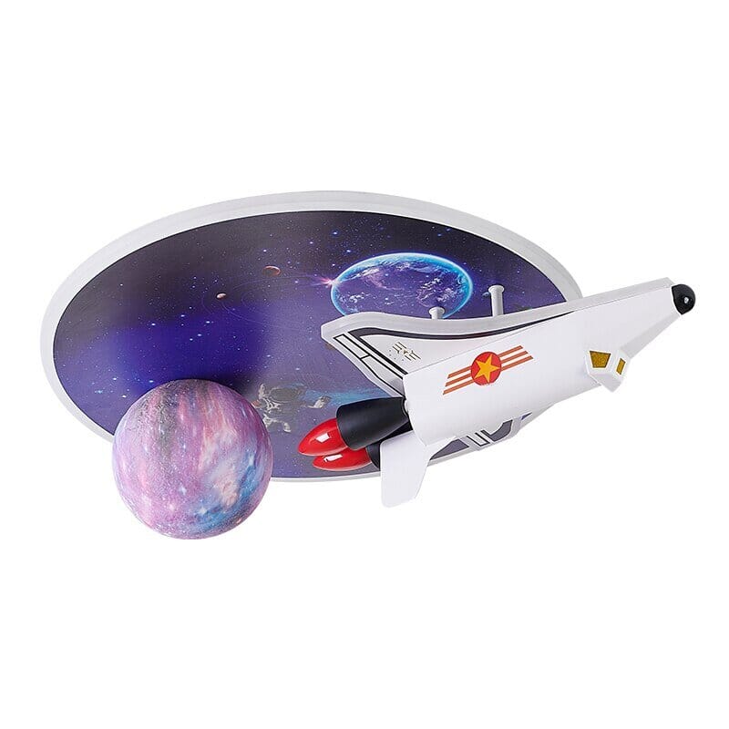 Space Rocket LED Ceiling Light for Kids Room