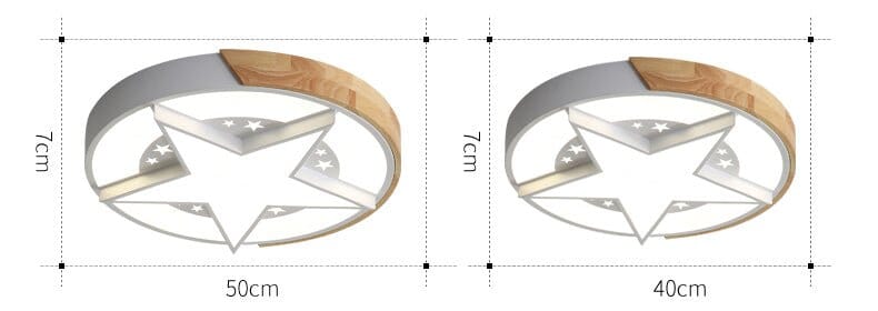 Star Ceiling Light | Kids Room Star Ceiling Light