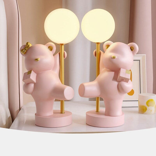 Teddy Bear Desk Table Lamp Cottage Style Lighting