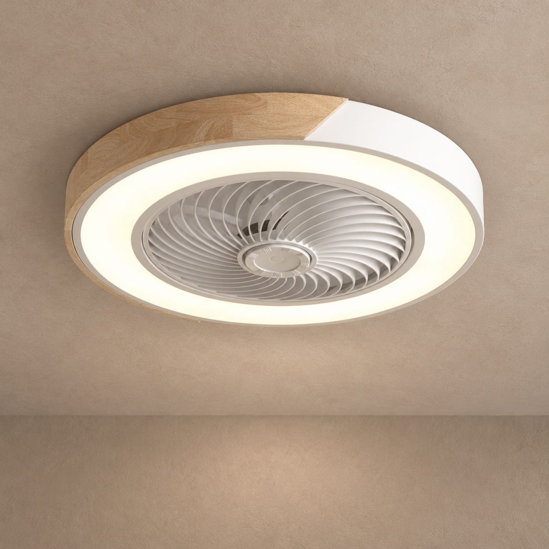 HERA lighting on mushroom taupe with natural shadows