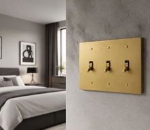 Brass Toggle Light Switch (Open Box)