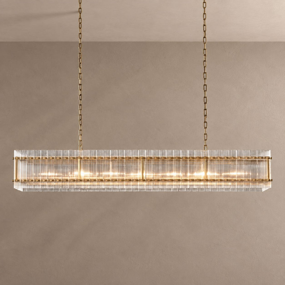 VITRA lighting on mushroom taupe with natural shadows
