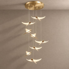 VOLANS lighting with natural shadows against a mushroom taupe background