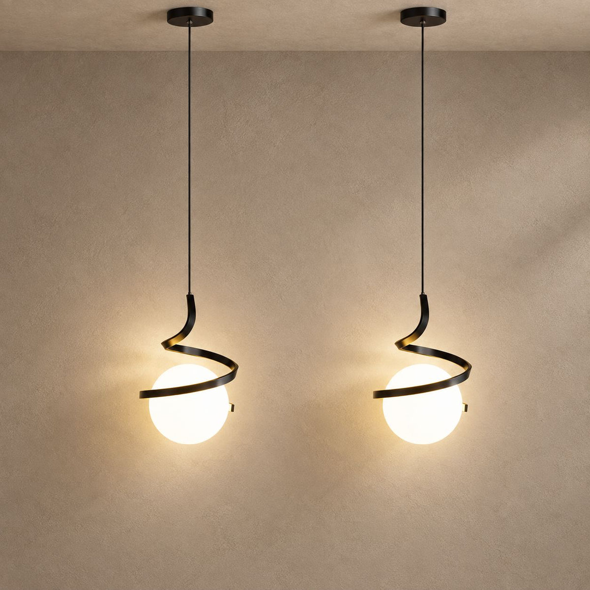 XAVIAR — mushroom taupe plaster background with natural shadows — Zenduce