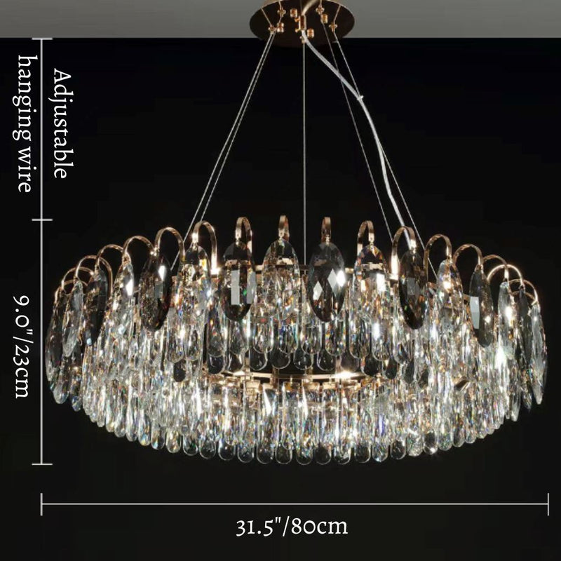 Illuminate Your Room with Captivating Crystal Chandelier