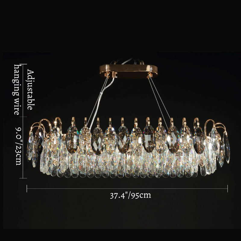 Modern Crystal Luxury Chandelier - Crysta - Illuminate Your Decor