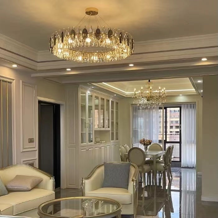 Illuminate Your Space with Modern Crystal Chandelier