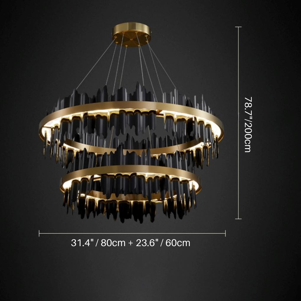 Luxury LED Strips Chandelier - ZENDUCE - Cryptic Design