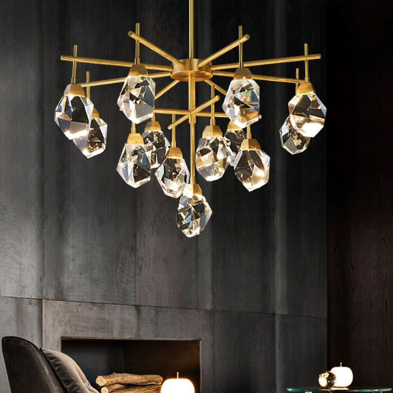 Illuminate Your Ambiance with Crystal Rocks Chandelier