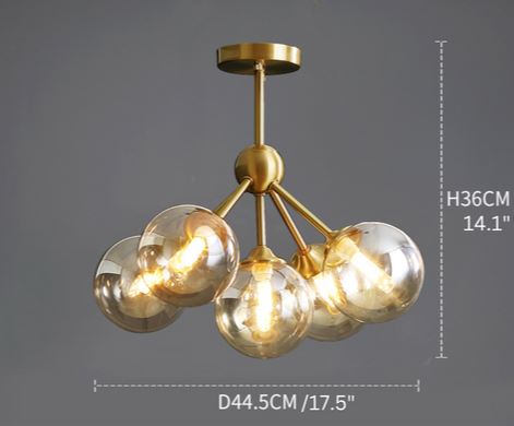 Modern LED Glass Chandelier - ZENDUCE - Rhizome Collection