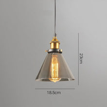 Vintage Loft Lights - ZENDUCE - 185mm Grey