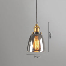 Vintage Loft Lights - ZENDUCE - 140mm Grey