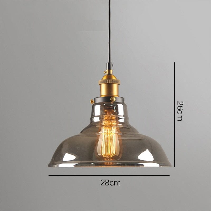Vintage Loft Lights - ZENDUCE - 280mm Grey