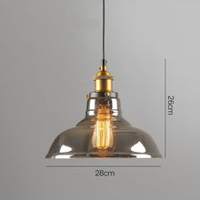 Vintage Loft Lights - ZENDUCE - 280mm Grey