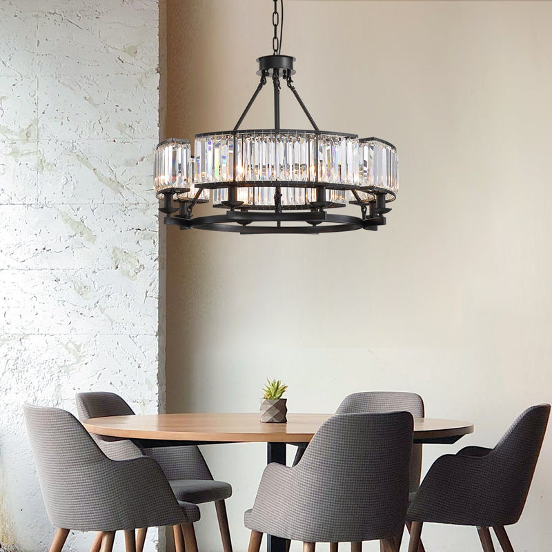 Modern Crystal Chandelier - Rustic Crystal