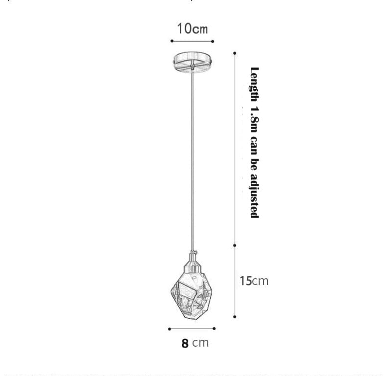 CRYSTAL ROCKS (SINGLE) - ZENDUCE - Wall / Warm White (3000K)